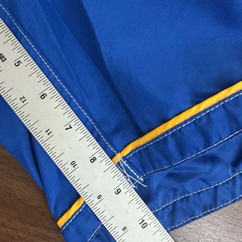 Abercrombie & Fitch Y2K Tugger Board Shorts Swim Blue Cargo Pockets Mens S